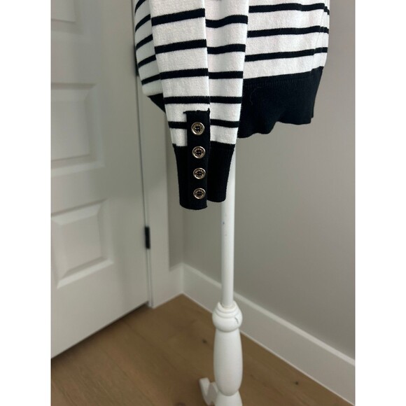 Tommy Hilfiger Sweater Stripe Turtleneck Women’s Medium M - Picture 3 of 10